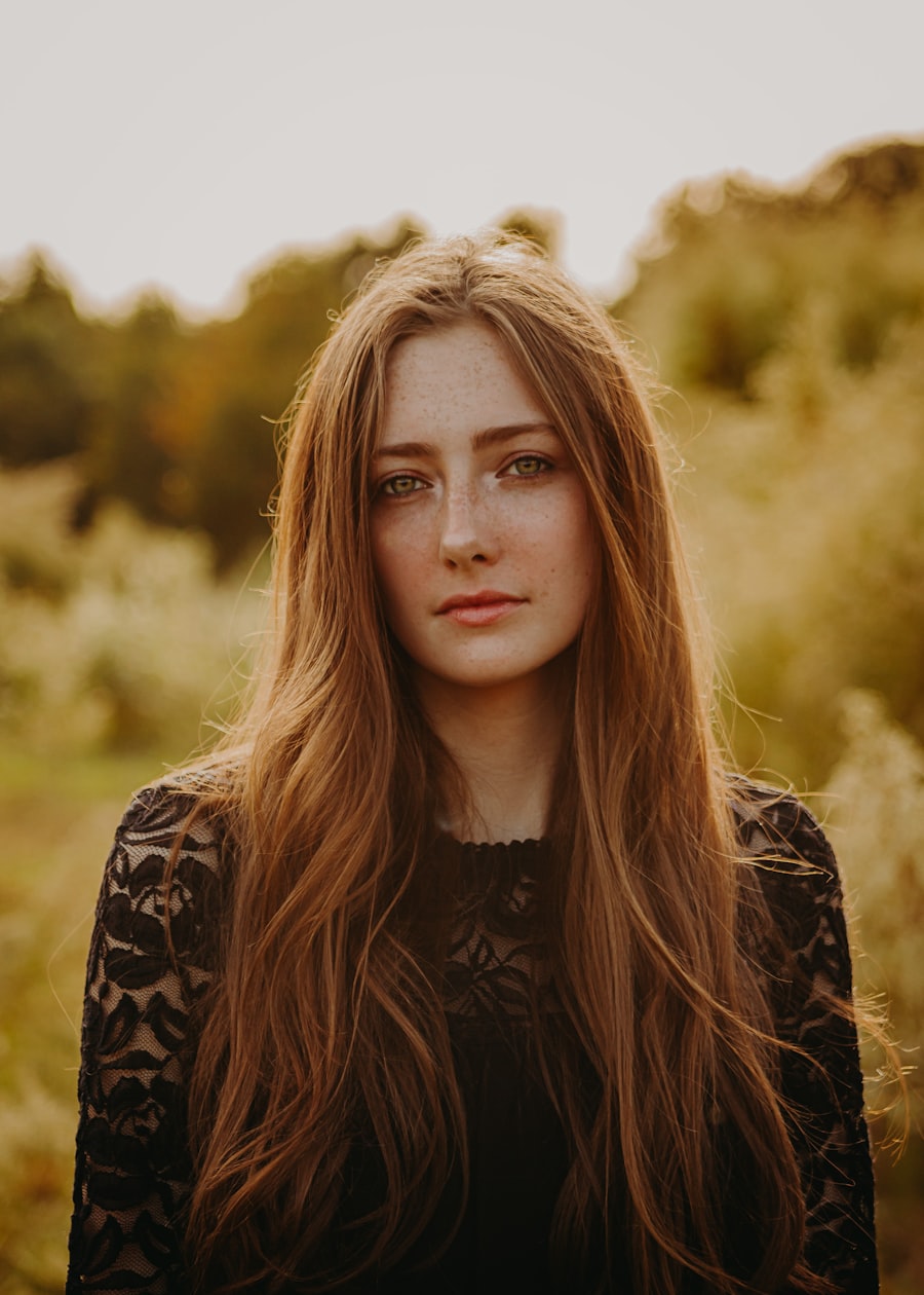 Golden-hour outdoor portrait