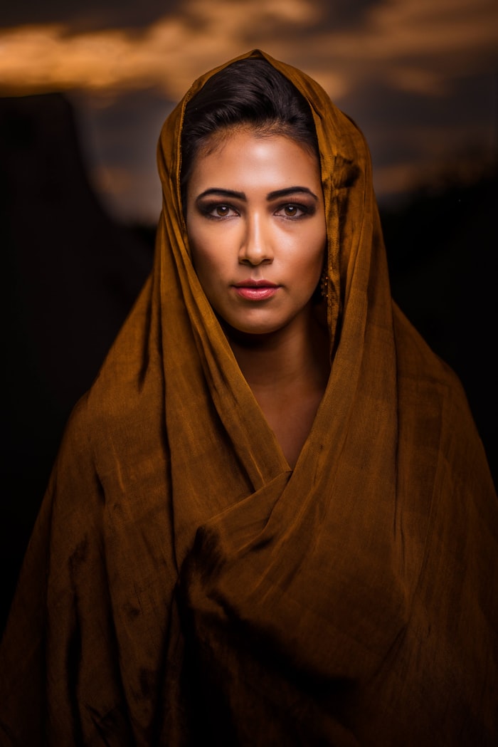 Golden-hour portrait session
